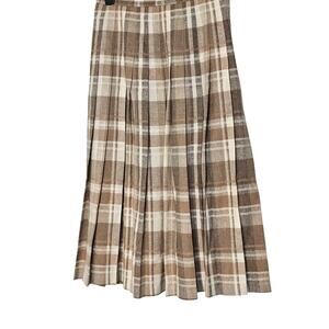 Vintage Pendleton Virgin Wool Skirt  Size 6 Tatran Maxi Skirt  Brown